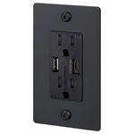 Buster + Punch Linear USB A+C Duplex Outlet - Black