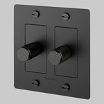 Buster + Punch Complete 2-Gang Dimmer Switch - Black
