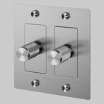 Buster + Punch Complete 2-Gang Dimmer Switch - Steel