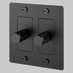 Buster + Punch Complete 2-Gang Dimmer Switch - Black