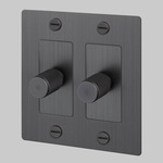 Buster + Punch Complete 2-Gang Dimmer Switch - Smoked Bronze