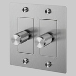 Buster + Punch Complete 2-Gang Dimmer Switch - Steel