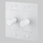 Buster + Punch Complete 2-Gang Dimmer Switch - White