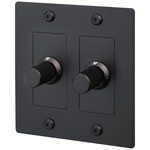Buster + Punch Complete 2-Gang Dimmer Switch - Black