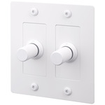 Buster + Punch Complete 2-Gang Dimmer Switch - White