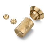 Buster + Punch Linear Knurl Detail Kit - Brass