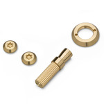 Buster + Punch Linear Knurl Detail Kit - Brass