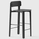 Radio Bar / Counter Stool - Black