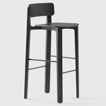 Radio Bar / Counter Stool - Black