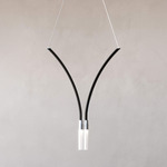 Sesto Pendant - Chrome / Black