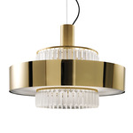 Crono Chandelier - Satin Gold / Satin