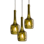 Bossanova Round Multi Light Pendant - Iron Gray / Olive