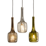 Bossanova Linear Multi Light Pendant - Iron Gray / Multicolor