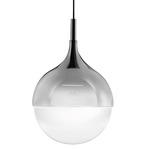 Cora Pendant - Chrome / Shaded Chrome
