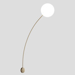 Filo Wall Sconce - Brushed Light Gold / White