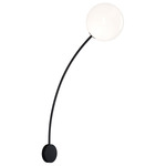 Filo Wall Sconce - Matte Black / White