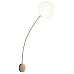 Filo IP45 Wall Sconce - Brushed Light Gold / White