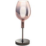 Rose Table Lamp - Iron Gray / Rose Gold
