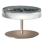 Gilda Table Lamp - Matte Champagne / Transparent
