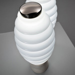 Grand Collier Table Lamp - White Marble / White