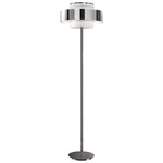 Crono Floor Lamp - Chrome / Satin