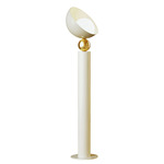 Aurora Floor Lamp - Brushed Light Gold / Ancient White