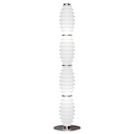 Grand Collier Floor Lamp - Iron Gray / White