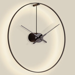 Mini Ombra Wall Clock - Black