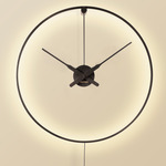 Mini Ombra Wall Clock - Black