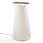 Catay Floor Lamp - Natural Walnut / Parchment