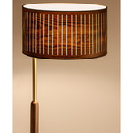 Autumn Floor Lamp - Walnut / Brass