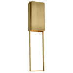 Alude Outdoor Wall Light - Hand Rubbed Antique Brass