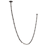 Catena Link Chandelier - Bronze / Crystal
