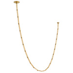Catena Link Chandelier - Hand Rubbed Antique Brass / Crystal