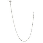 Catena Link Chandelier - Polished Nickel / Crystal