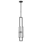 Duelle Pendant - Nightshade Black / Clear
