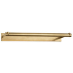 Katan Picture Light - Hand Rubbed Antique Brass