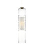 Leano Freejack Pendant - Hand Rubbed Antique Brass / Clear