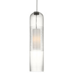 Leano Monorail Pendant - Bronze / Clear