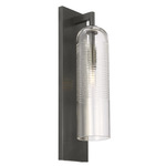 Leano Wall Sconce - Bronze / Clear