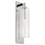 Leano Wall Sconce - Polished Nickel / Clear