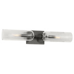 Leano Bathroom Vanity Light - Bronze / Clear