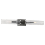 Leano Bathroom Vanity Light - Bronze / Clear