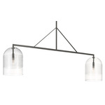 Leano Linear Chandelier - Bronze / Clear