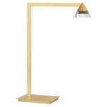 Midrand Crystal Table Lamp - Hand Rubbed Antique Brass / Crystal