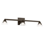 Midrand Crystal Bathroom Vanity Light - Bronze / Crystal