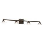 Midrand Crystal Bathroom Vanity Light - Bronze / Crystal