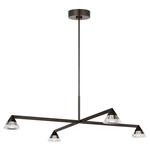 Midrand Crystal Chandelier - Bronze / Crystal