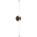 Poza Bathroom Vanity Light - Bronze / Clear