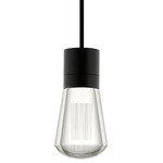 Alva 2700K Pendant - Black / Black Cord